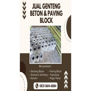 Paving Corso 50x50 Solusi Estetis untuk Setiap Kebutuhan Eksterior | PDF