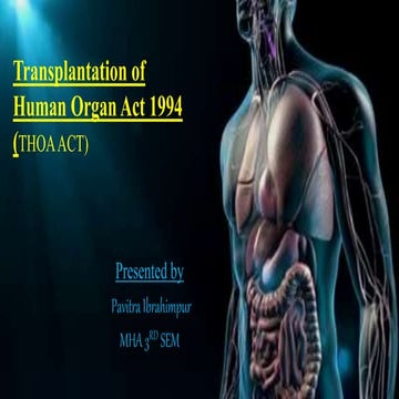 Organ Transplantation act