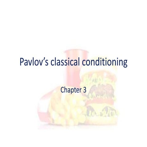 Pavlov's classical conditioning by sazzad chowdhury