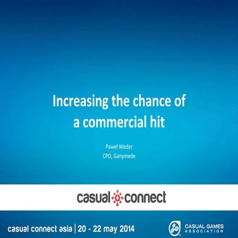 Increasing the chance of a commercial hit