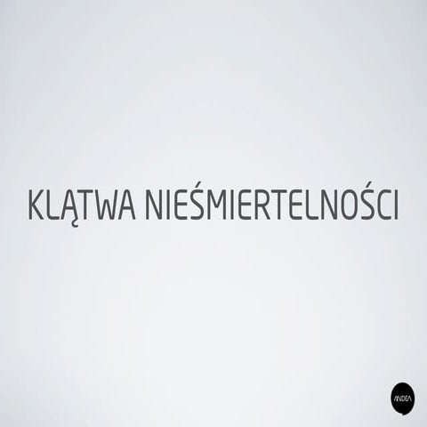 infoShare 2014: Paweł Tkaczyk, Klątwa nieśmiertelności