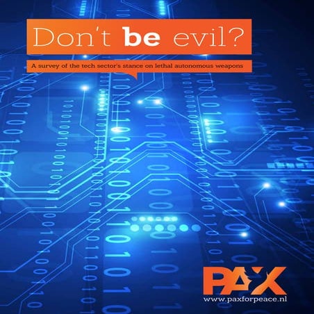 Pax report-killer-robots-dont-be-evil | PDF