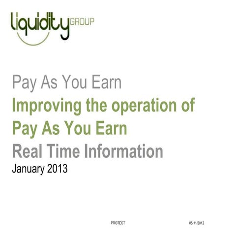 Pay as you earn (PAYE)