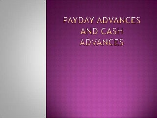Payday advances Payday advances
