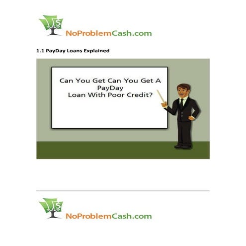 Payday loans