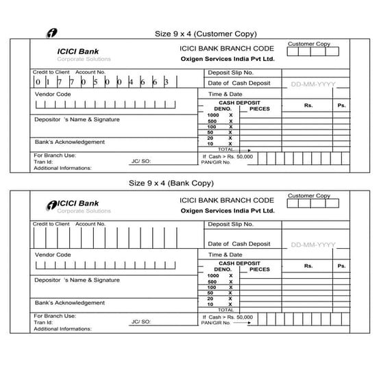 Pay in slip[1] | DOC
