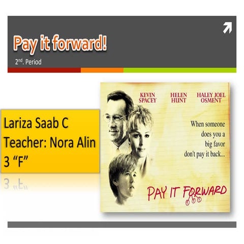 Pay it forward 2 | PPTX