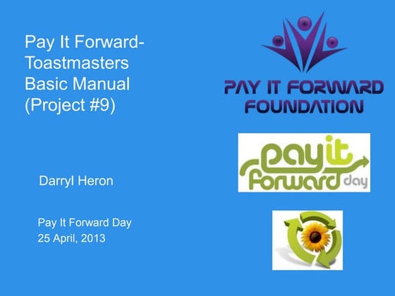 Pay it forward | PPT