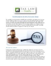 Pay little property tax with a tax lawyer tampa