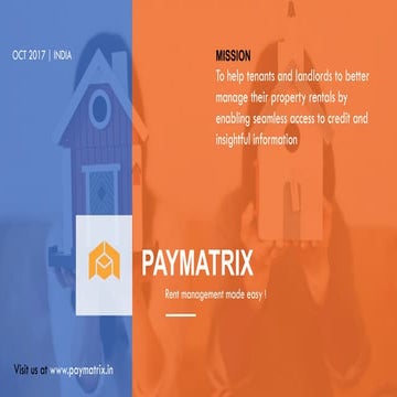Paymatrix  pitchdeck oct'17