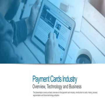 Payment and Cards - A Basic Overview