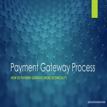 How payment gateway process works?