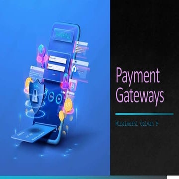 Payment Gateways powerpoint presentation