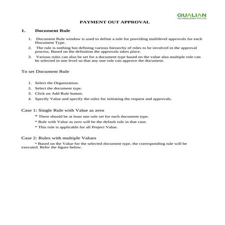 Openbravo - Payment Out Approval