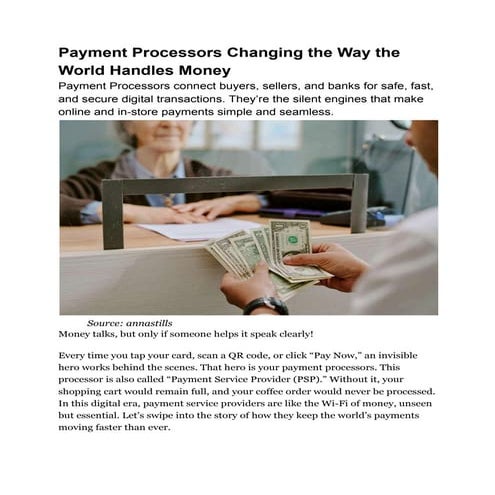Payment Processors Changing the Way the World Handles Money.pdf