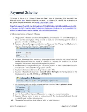 Budget Billing : Payment Scheme