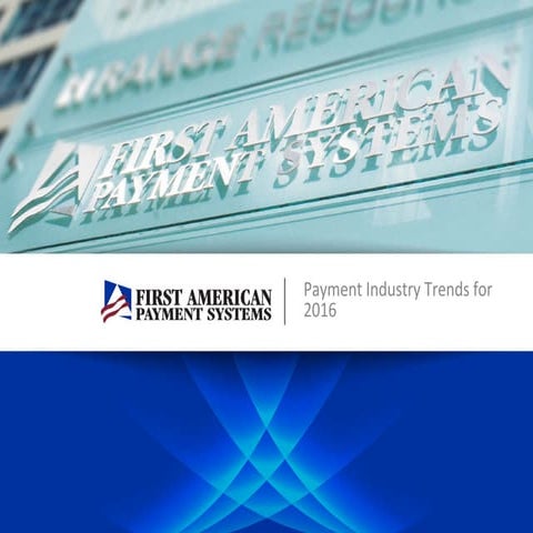Payment Industry Trends for 2016