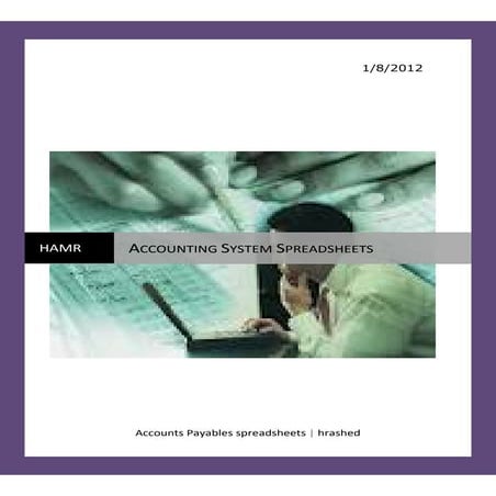 Accounting Systems in spreadsheets Tutorials