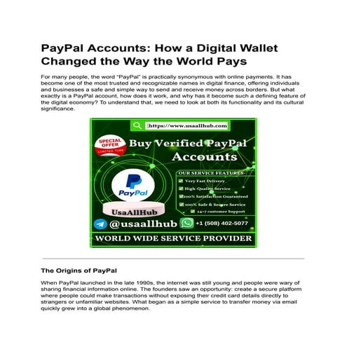 Buy Verified PayPal Accounts – Safe, Trusted & Fully Functional