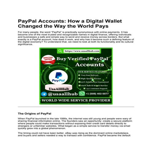 Buy Verified PayPal Accounts – Safe, Trusted & Fully Functional