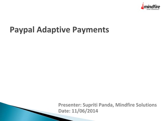 Paypal Adaptive Payments