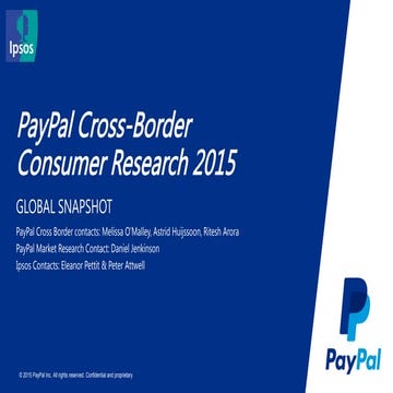 PayPal Cross-Border Consumer Research 2015