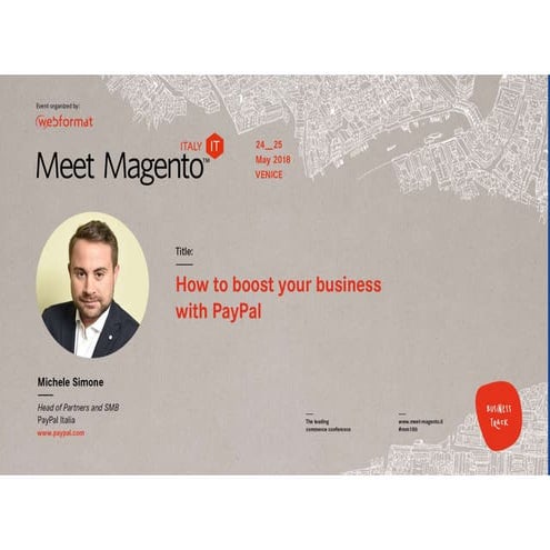 Michele Simone - Come incrementare il tuo business con PayPal