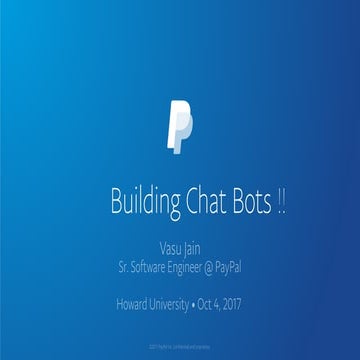 Building Enterprise Chat Bots