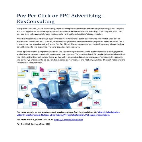 Pay per click