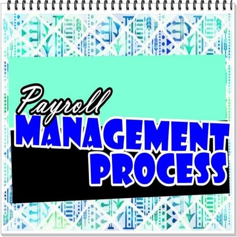Payroll Management Process