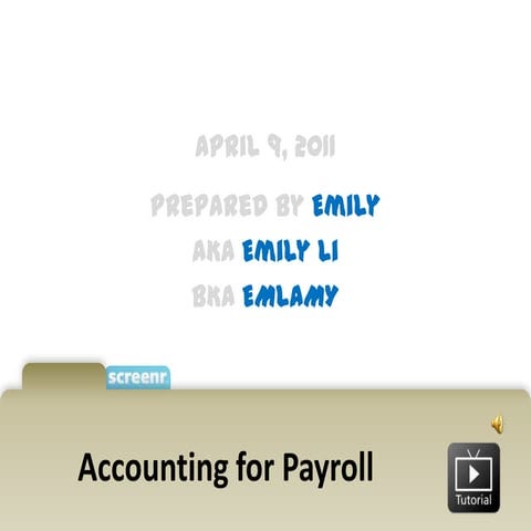 Intro Payroll