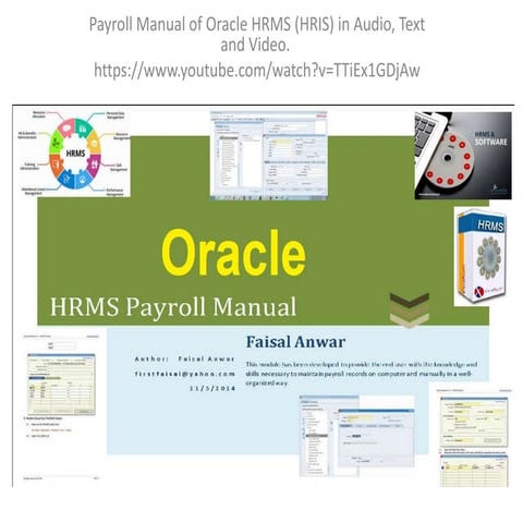 Payroll manual of hrms