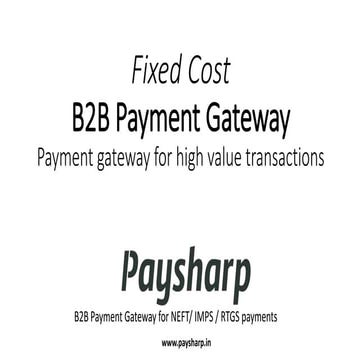 B2B Payment Gateway