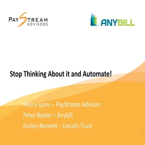 [Webinar] Stop Thinking About It and Automate Your AP Processes