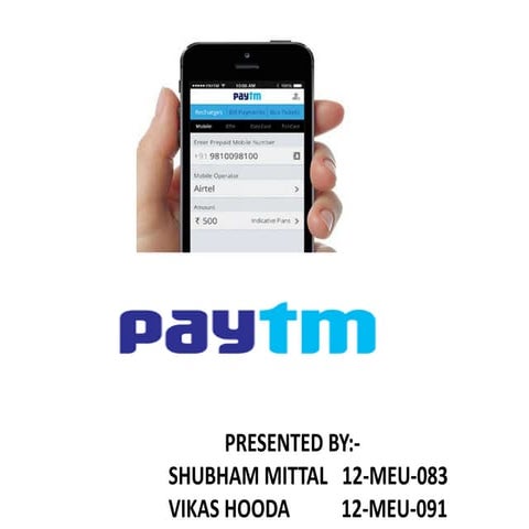 Paytm entrepreneurship