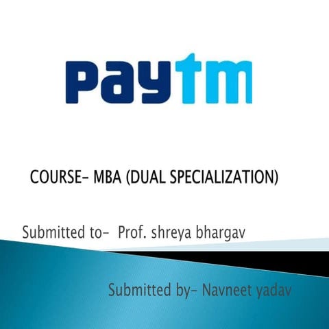 Paytm persentation
