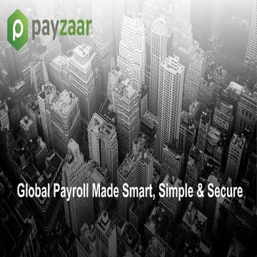 Payzaar: The First OPEN Global Payroll Platform