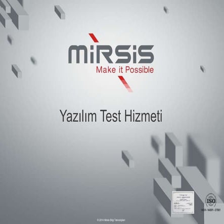 Mirsis Test Hizmeti 
