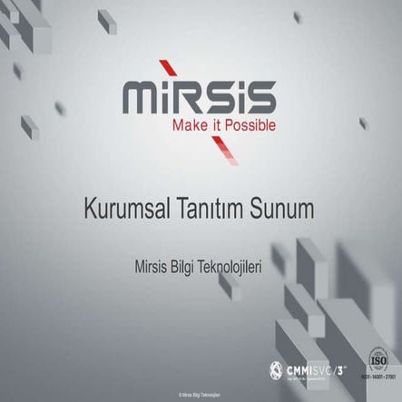 Mirsis Kurumsal Tanıtım