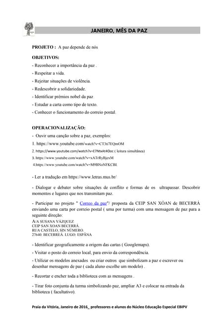 Janeiro, mês da paz_Projeto" Depend...