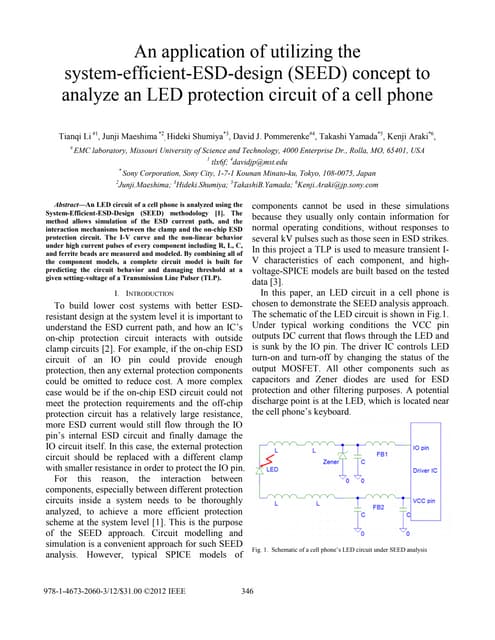 Pb2012.01 an application of utilizing the system efficient-esd-design (seed) ...