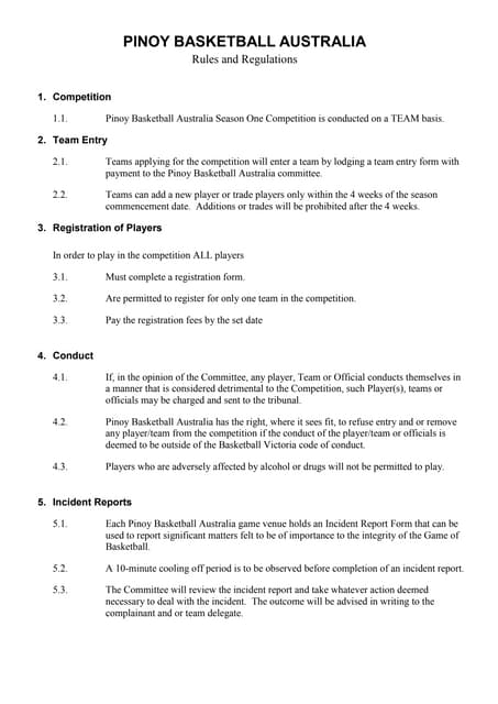 FIBA 3x3 Official Rules of the Game 2016 | PDF
