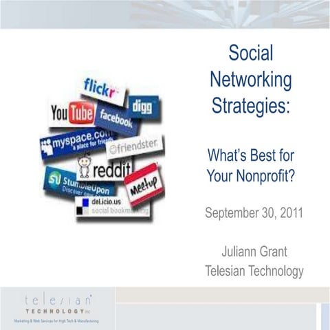 Social Media Strategies for Non-Profits
