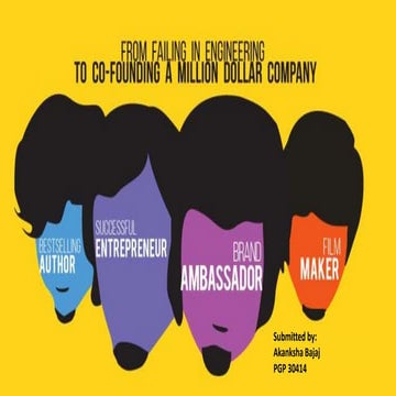 (MBASkills.IN) From Failing in Engineering to Co-founding a Million Dollar Co...