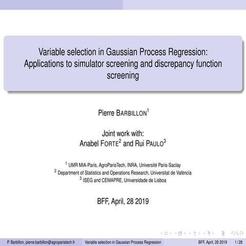 Gaussian Process Regression | PDF