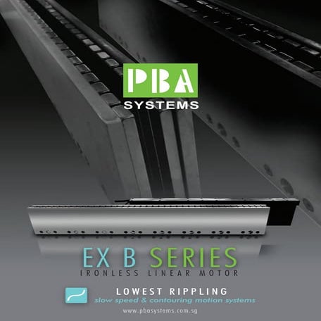 DX B Ironless Linear Motor - PBASystems | PDF