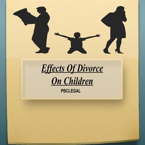 Effects of Divorce On Children