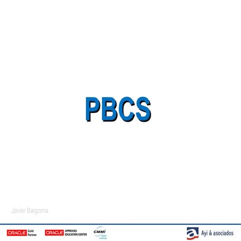 Oracle Planning and Budgeting Cloud Service