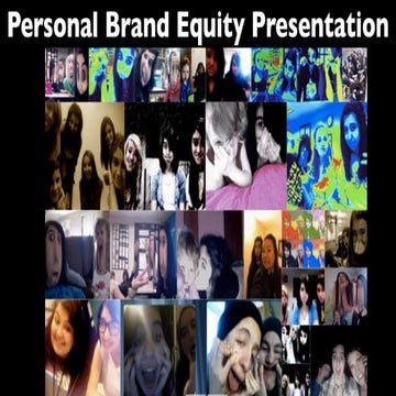 Personal Brand Equity Presentation 