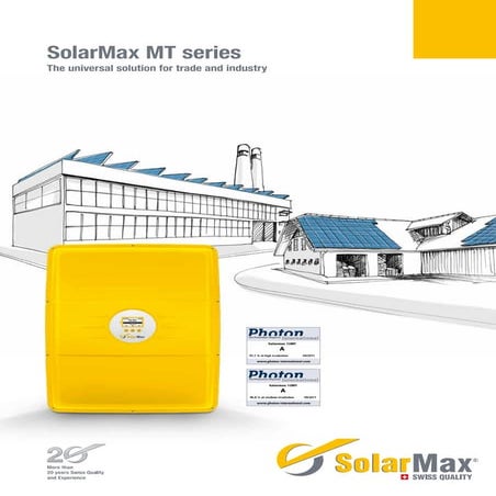 Solar Max MT 3 Phase Inverters
